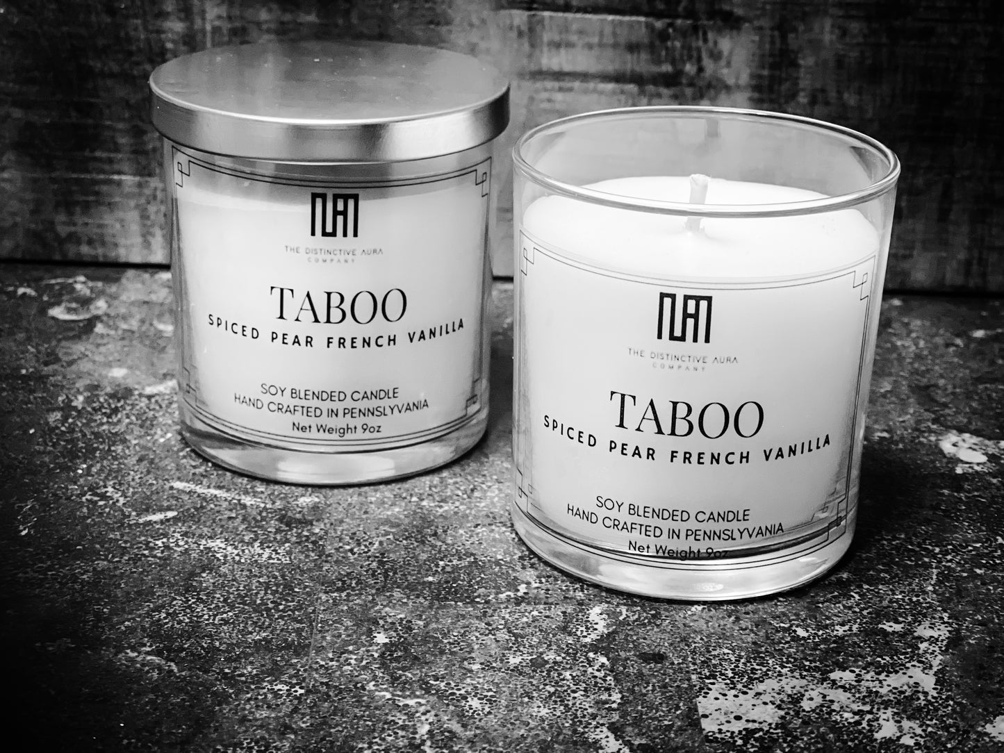 Taboo premium candle from The Distinctive Aura Company
